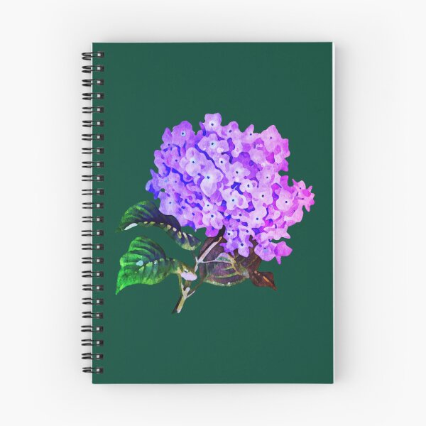 Item preview, Gradient Purple Lilac Blooming Hydrangea Watercolor Flower   designed and sold by WanMarsh.
