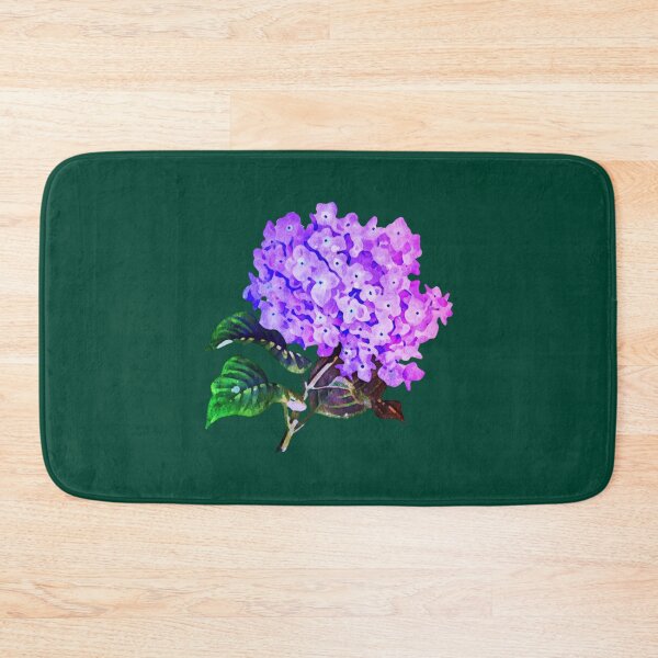 Item preview, Gradient Purple Lilac Blooming Hydrangea Watercolor Flower   designed and sold by WanMarsh.