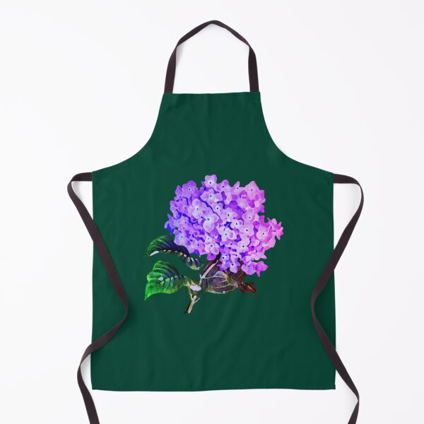Item preview, Gradient Purple Lilac Blooming Hydrangea Watercolor Flower   designed and sold by WanMarsh.