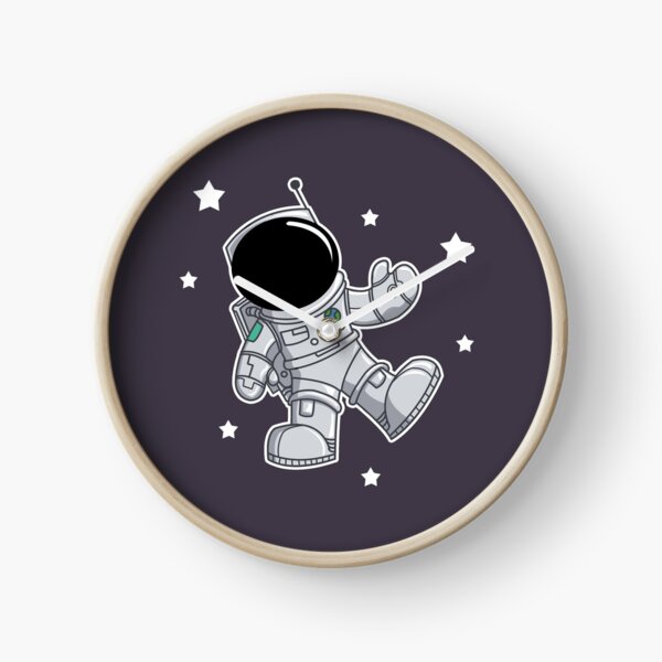 Floating in Space Clock