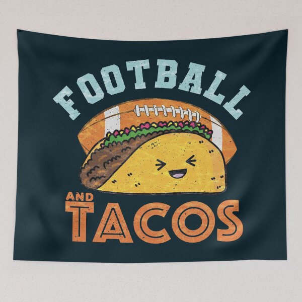 Item preview, Football and Tacos (funny taco) designed and sold by Numero14.