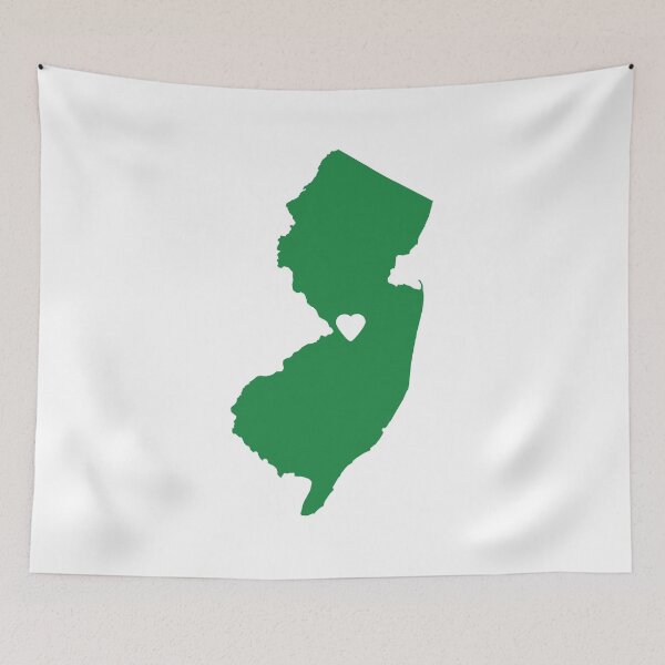 Item preview, New Jersey Love in Green designed and sold by Maren Misner.