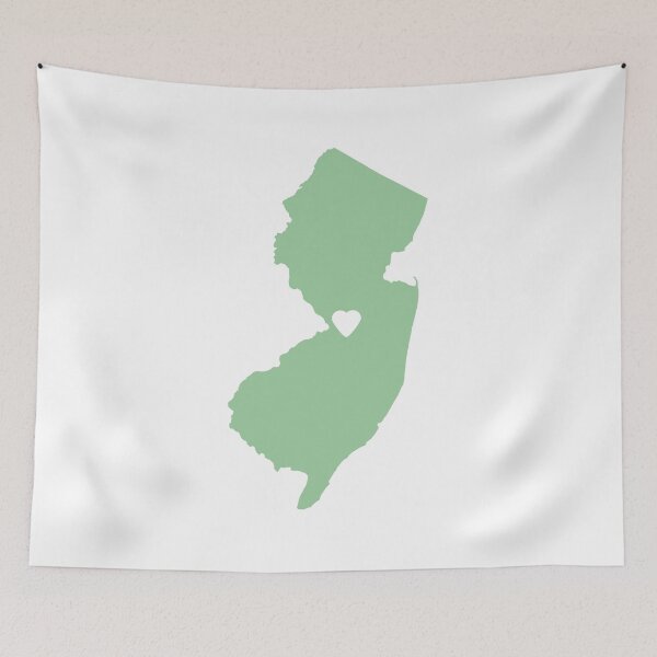 Item preview, New Jersey Love in Sage designed and sold by Maren Misner.