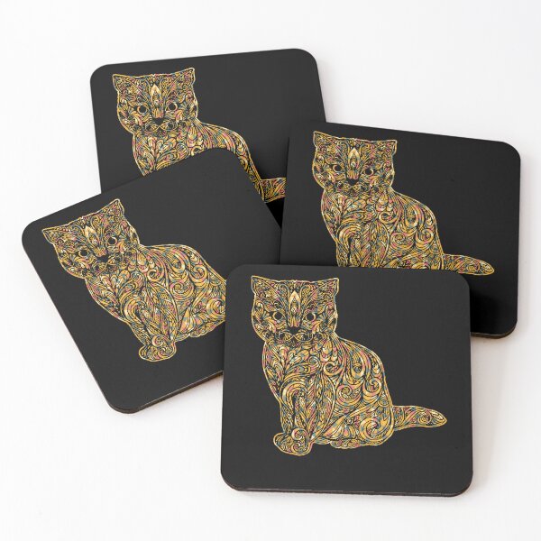 Item preview, British Shorthair Cat - British Shorthair Geometric designed and sold by UnknownArtistt.