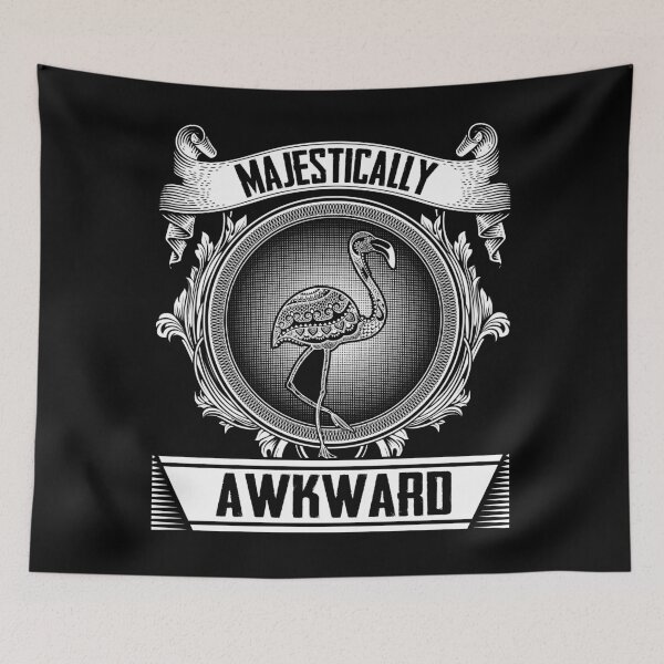 Item preview, Majestically Awkward Flamingo designed and sold by marinn.