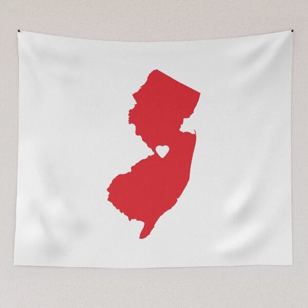 Item preview, New Jersey Love in Red designed and sold by Maren Misner.