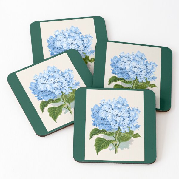 Item preview, Hydrangea Botanical Illustration   designed and sold by WanMarsh.