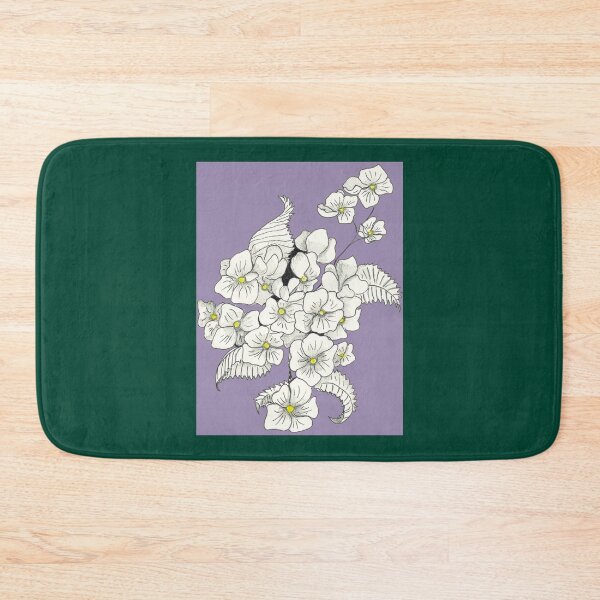 Item preview, Hydrangea floral hand painted illustration Long  designed and sold by WanMarsh.