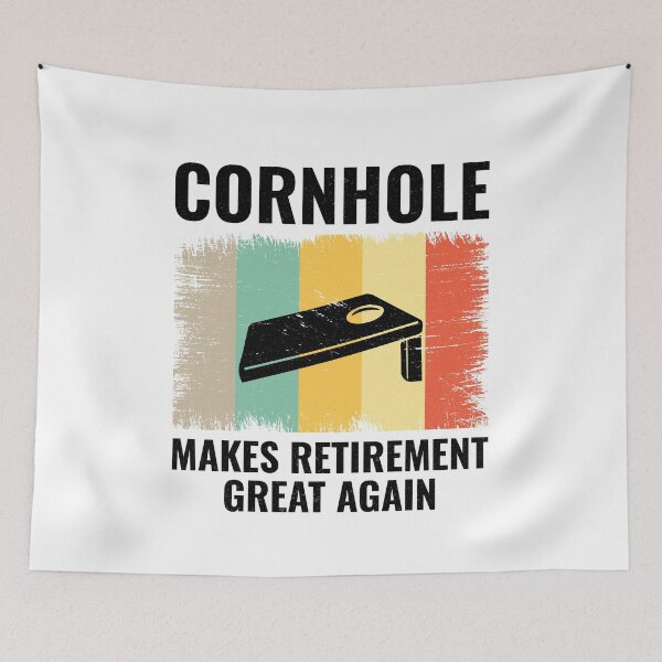 Item preview, Cornhole Bean Bag Toss Lawn Game Retirement Funny designed and sold by TastefulTees.