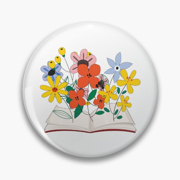 Item preview, Open Book with Flowers and Leaves designed and sold by Pavnud.