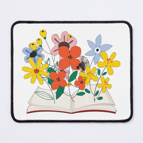 Item preview, Open Book with Flowers and Leaves designed and sold by Pavnud.