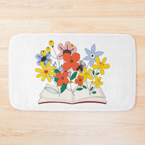 Item preview, Open Book with Flowers and Leaves designed and sold by Pavnud.