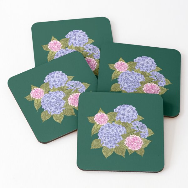 Item preview, Pink _amp_ Blue Hydrangea   designed and sold by WanMarsh.