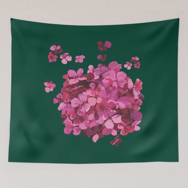 Item preview, Pink _amp_ Purple Hydrangeas   designed and sold by WanMarsh.