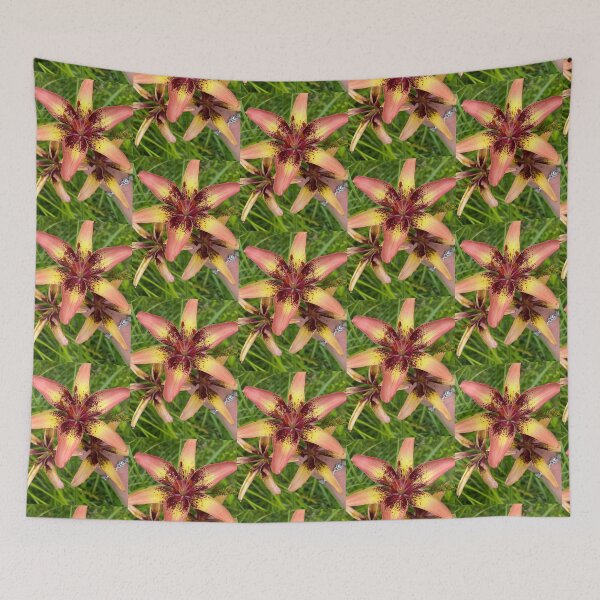 Item preview, Red Speckled Lillies designed and sold by TherapeuticNest.