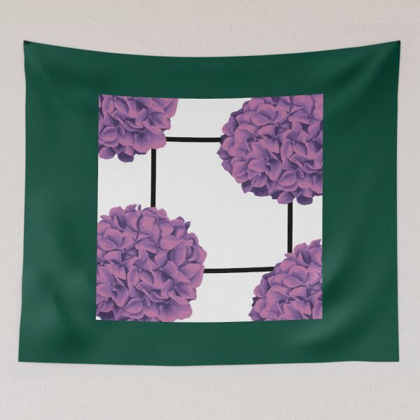 Item preview, Pink hydrangea painted artwork Chiffon Top designed and sold by WanMarsh.