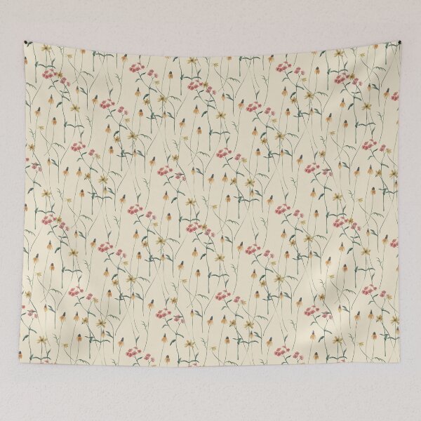 Item preview, Wild flowers pattern designed and sold by onemoremask.