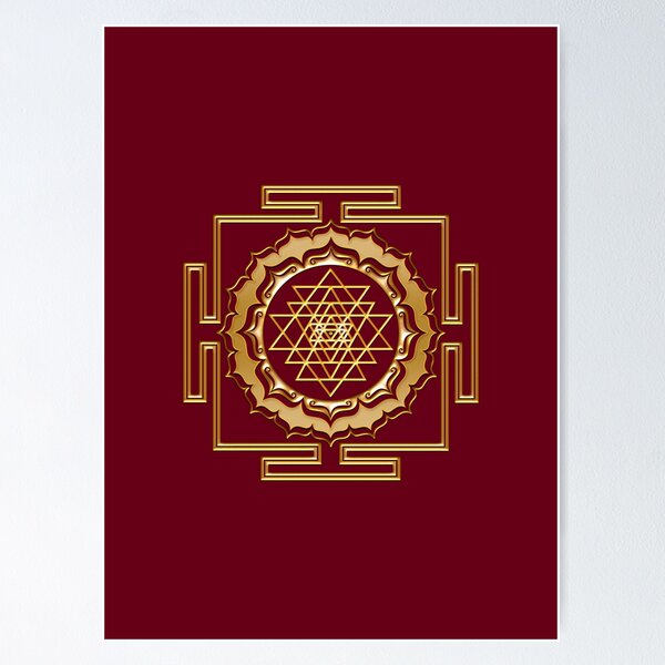 Item preview, Shri Yantra - Cosmic Conductor of Energy designed and sold by nitty-gritty.