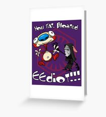 Kylo Ren and Stimpy Greeting Card
