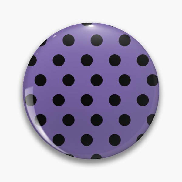 Item preview, Classic Polka Dot_ Black Chic Medium Purple Strong Violet Medium Lavender designed and sold by mimihuang creations.