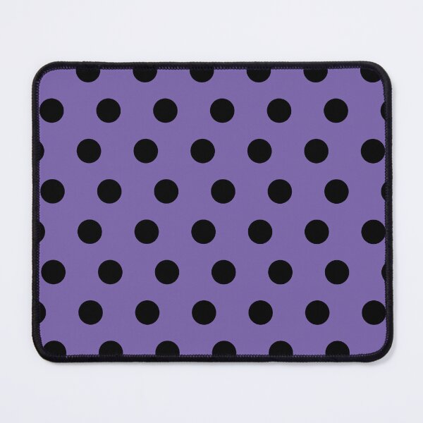 Item preview, Classic Polka Dot_ Black Chic Medium Purple Strong Violet Medium Lavender designed and sold by mimihuang creations.