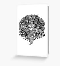 Hidden fox Greeting Card