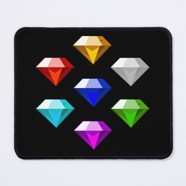 Item preview, Chaos Emeralds Sticker designed and sold by DamarisJacobi.
