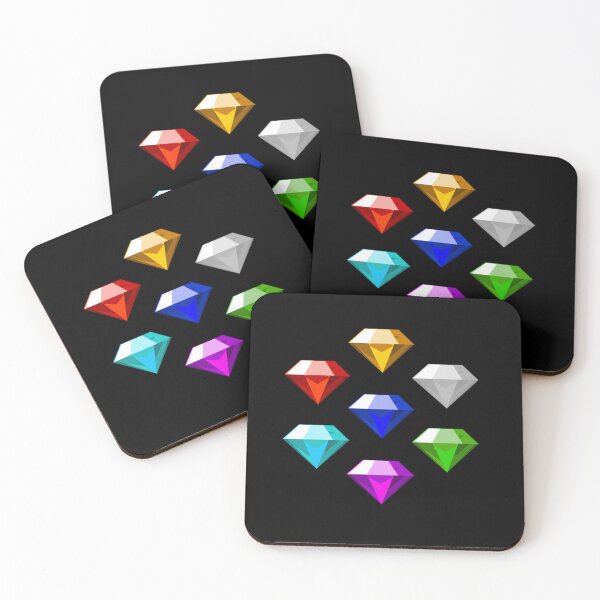 Item preview, Chaos Emeralds Sticker designed and sold by DamarisJacobi.