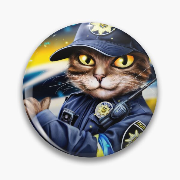 Item preview, Ukrainian Cat Policeman designed and sold by MaryshaArt.