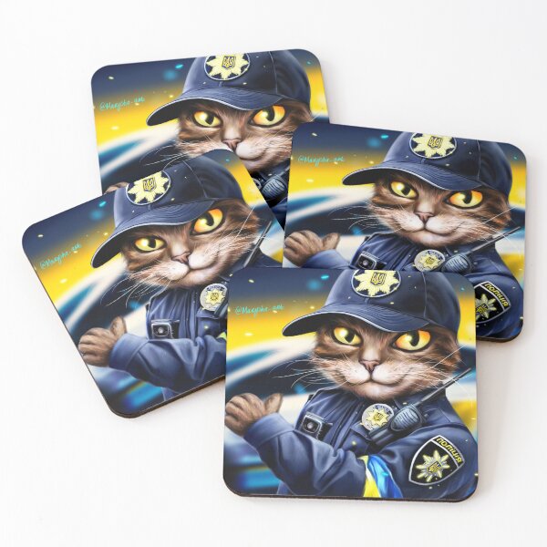Item preview, Ukrainian Cat Policeman designed and sold by MaryshaArt.