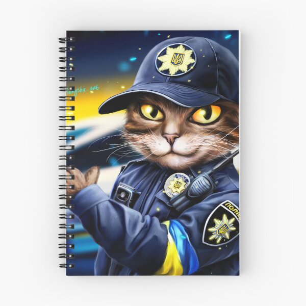 Item preview, Ukrainian Cat Policeman designed and sold by MaryshaArt.