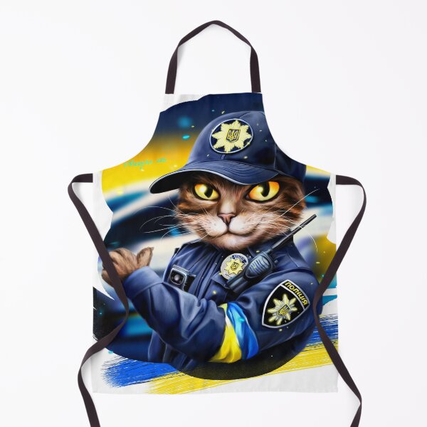Item preview, Ukrainian Cat Policeman designed and sold by MaryshaArt.