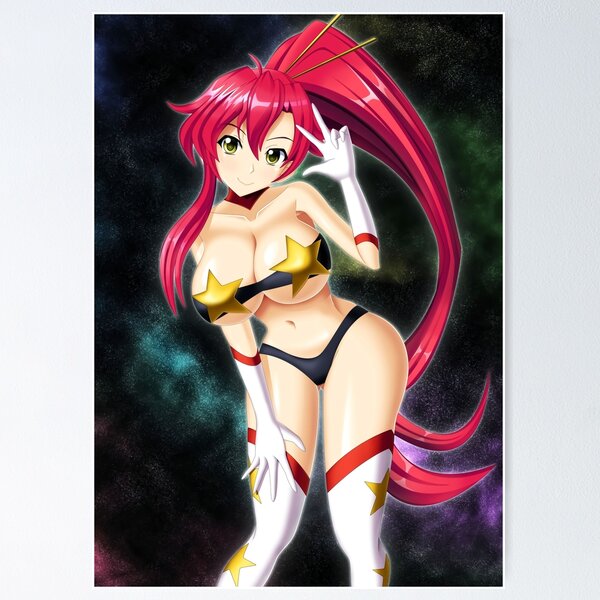 Anime Tengen Toppa Gurren Lagann Yoko Bikini Top Canvas Art Poster