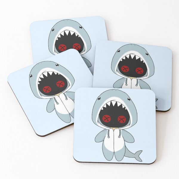 Item preview, creepypasta hoodie shark costume doll designed and sold by EveryCuteThings.