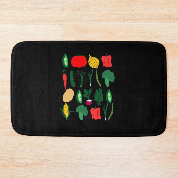 Item preview, Cute Vegetables Print with radish, peppers, broccoli and tomato designed and sold by kapotka.