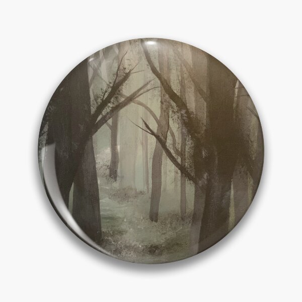 Item preview, Spooky Woodland Acrylic Painting designed and sold by hmdturner.