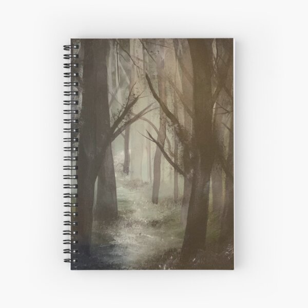 Item preview, Spooky Woodland Acrylic Painting designed and sold by hmdturner.