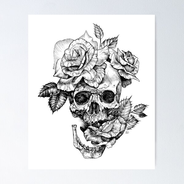 Skull Roses Merch & Gifts for Sale