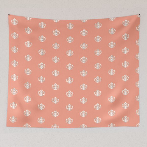 Item preview, Salmon Pink Coffee Mermaid Girl Logo designed and sold by Adrianach1.
