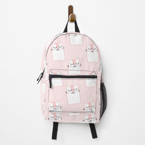 Item preview, Smiling pink cute cat designed and sold by Chouchi-chouchi.