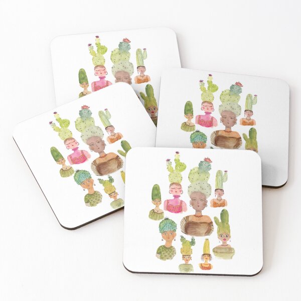 Item preview, Watercolor cactus women designed and sold by Lucie Birou.