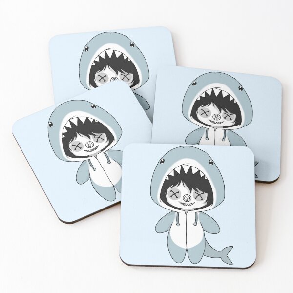 Item preview, creepypasta laughing jack shark costume doll designed and sold by EveryCuteThings.