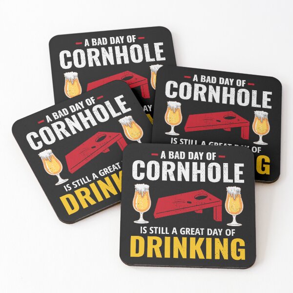 Item preview, Cornhole Drinking Bean Bag Toss Outdoor Lawn Game designed and sold by TastefulTees.