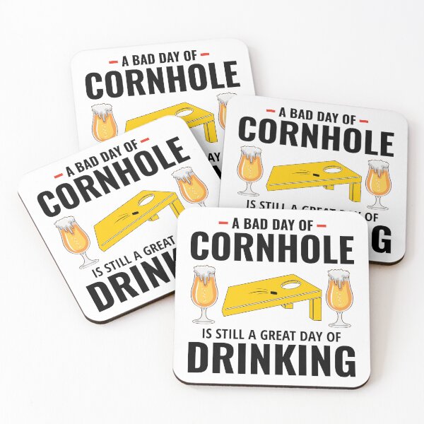 Item preview, Cornhole Drinking Bean Bag Toss Outdoor Lawn Game designed and sold by TastefulTees.