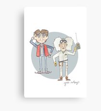 Back to the Future Canvas Print
