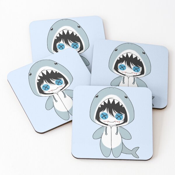 Item preview, creepypasta jeff the killer shark costume doll designed and sold by EveryCuteThings.