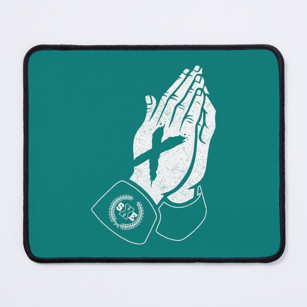 Item preview, Praying hands crew straight edge   designed and sold by EngelbShelt.