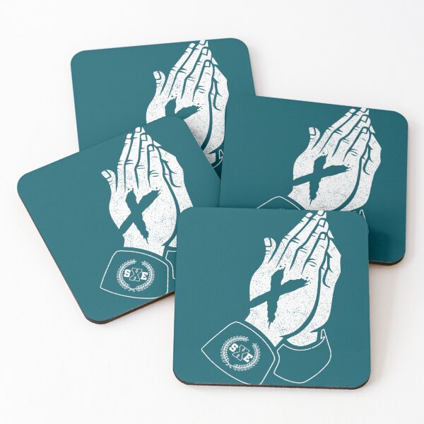 Item preview, Praying hands crew straight edge   designed and sold by EngelbShelt.