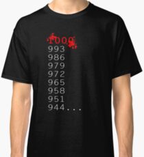 Camiseta clásica "¿Qué es 1000 Minus 7?"