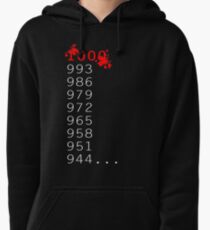 "What's 1000 Minus 7?" Pullover Hoodie